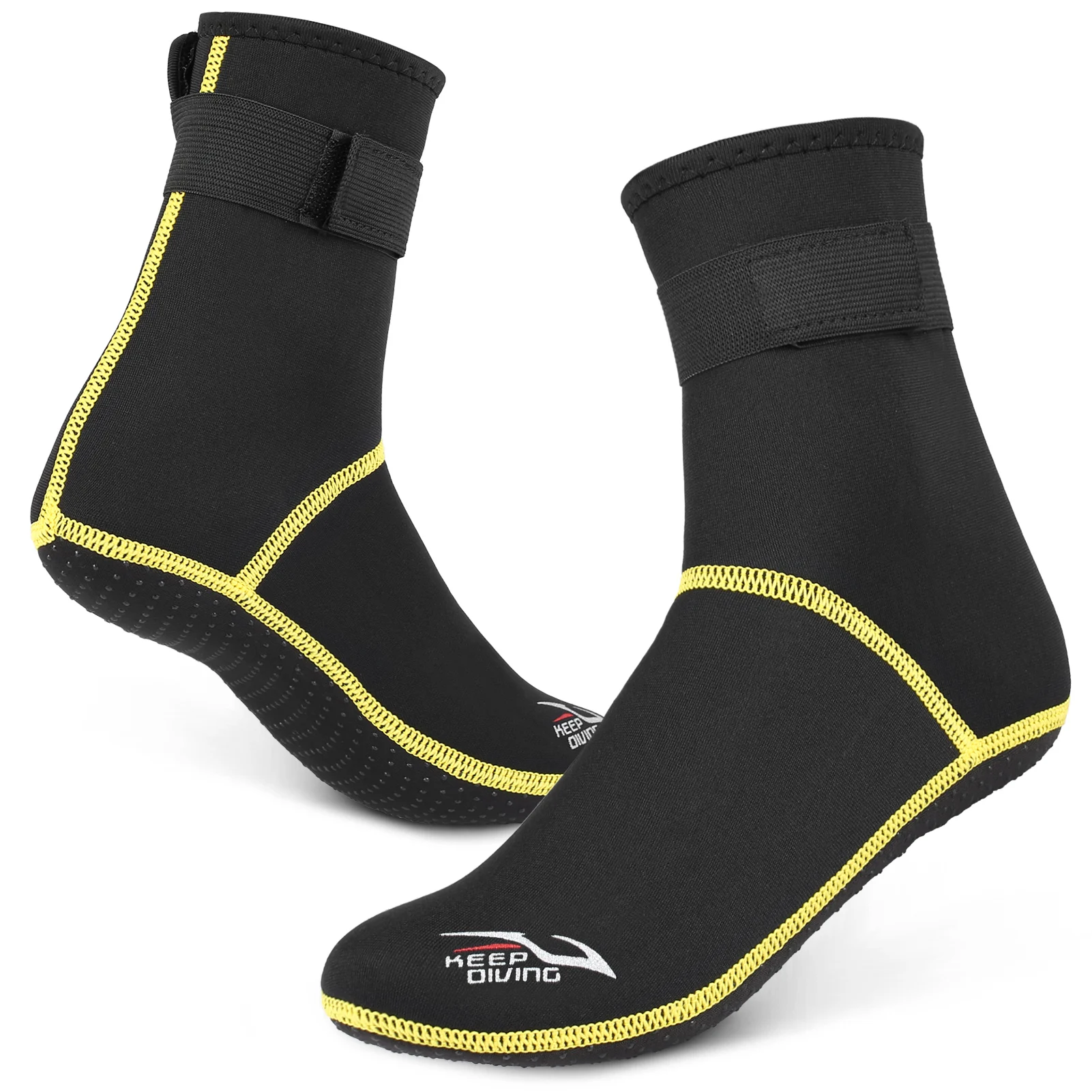 Calcetines de buceo acuático de playa de neopreno de 3 mm: botas térmicas y antideslizantes para rafting, snorkel, vela, natación