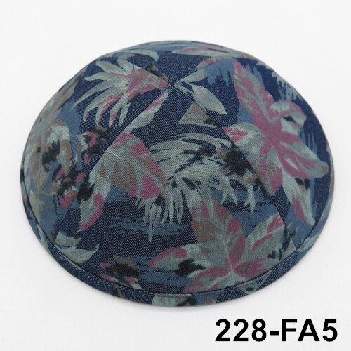 Denim 19cm kippot kippa yarmulke KIpa Skullies Beanies Jewish kippah Skull cap: 228FA5