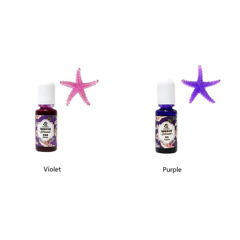 14 st / set uv-harts färgpigment diy kristall epoxi hög genomskinlighet oljigt färgämne för hantverk som fyller