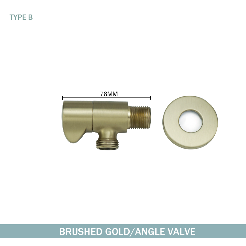 Messing Kraan Ventiel Muur Gemonteerde Socket Buitendraad G1/2 "Zwarte Kraan Douche Messing Hoek Ventiel Badkuip Accessoires: Army Green