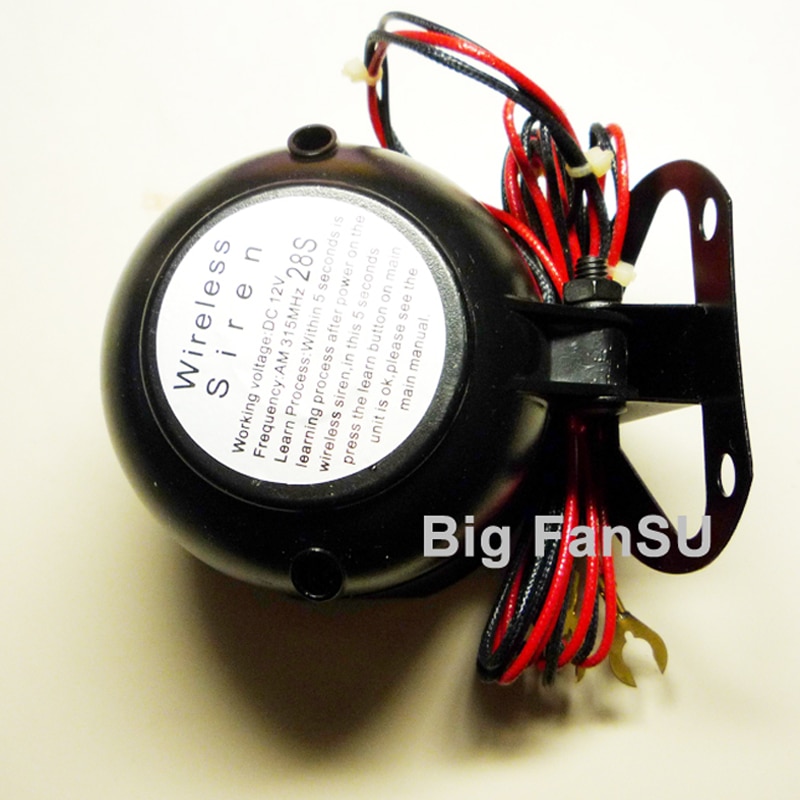 To-vejs alarmsystem matchende sirene