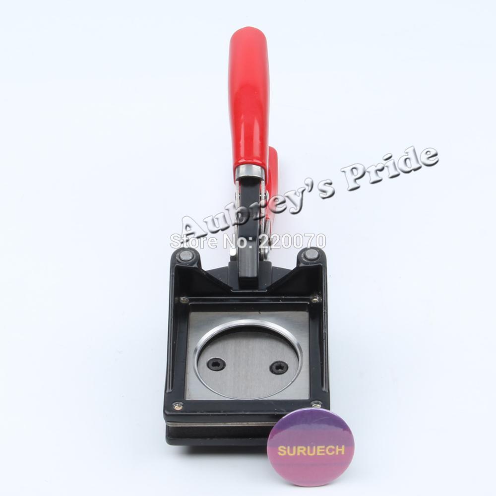 Manual de mano para hacer tarjetas, troquelador gráfico de papel, 20, 25, 32, 37, tamaño real de corte 32, 35, 44 y 48,5 MM, fabricante de botones,