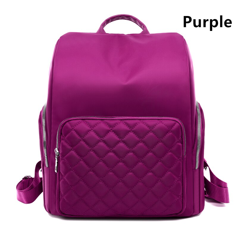 Mochila multifunción antirrobo para mujer, mochila Oxford impermeable, a la , para el Campus, para viaje y ocio: Purple