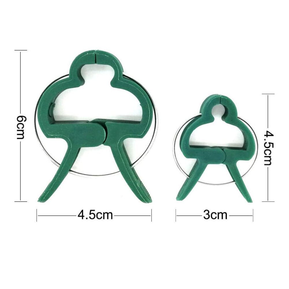 Greenhouse Bracket Pole Fixed Clamp Plant Support Clips Grafting Stakes Connector Garden Flower Vine Clips for Supporting Stems