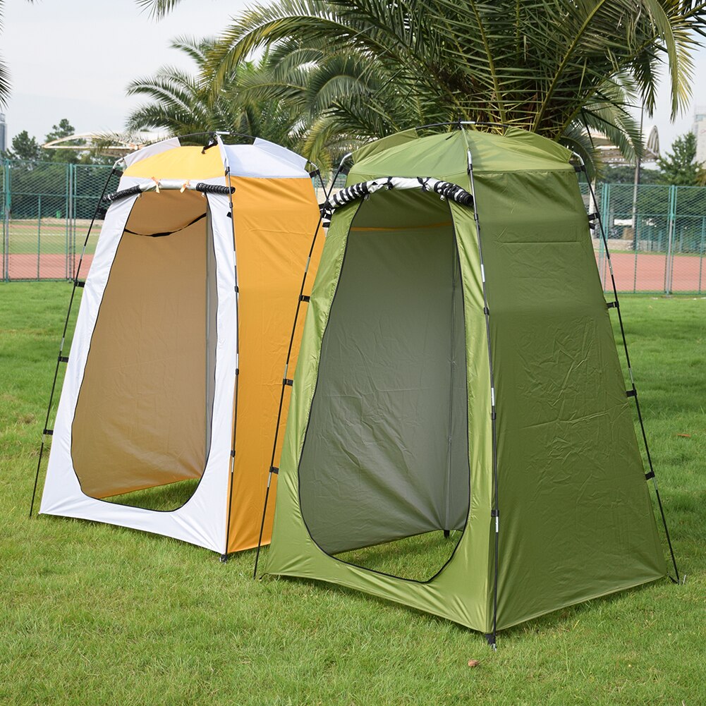 Waterdichte Outdoor Camping Douche Baden Tent Strand Veranderende Paskamer Strand Privacy Wc Onderdak Met Grond Nagels