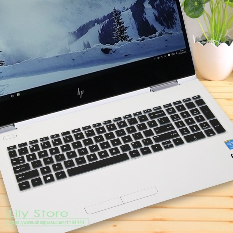15.6 cal klawiatura laptopa obudowa ochronna robić HP pawilon 15-RA007ne 15-RA011nia 15-RA009nx 15-RA013NT 15-ra008nia 15-RA011ni: czarny