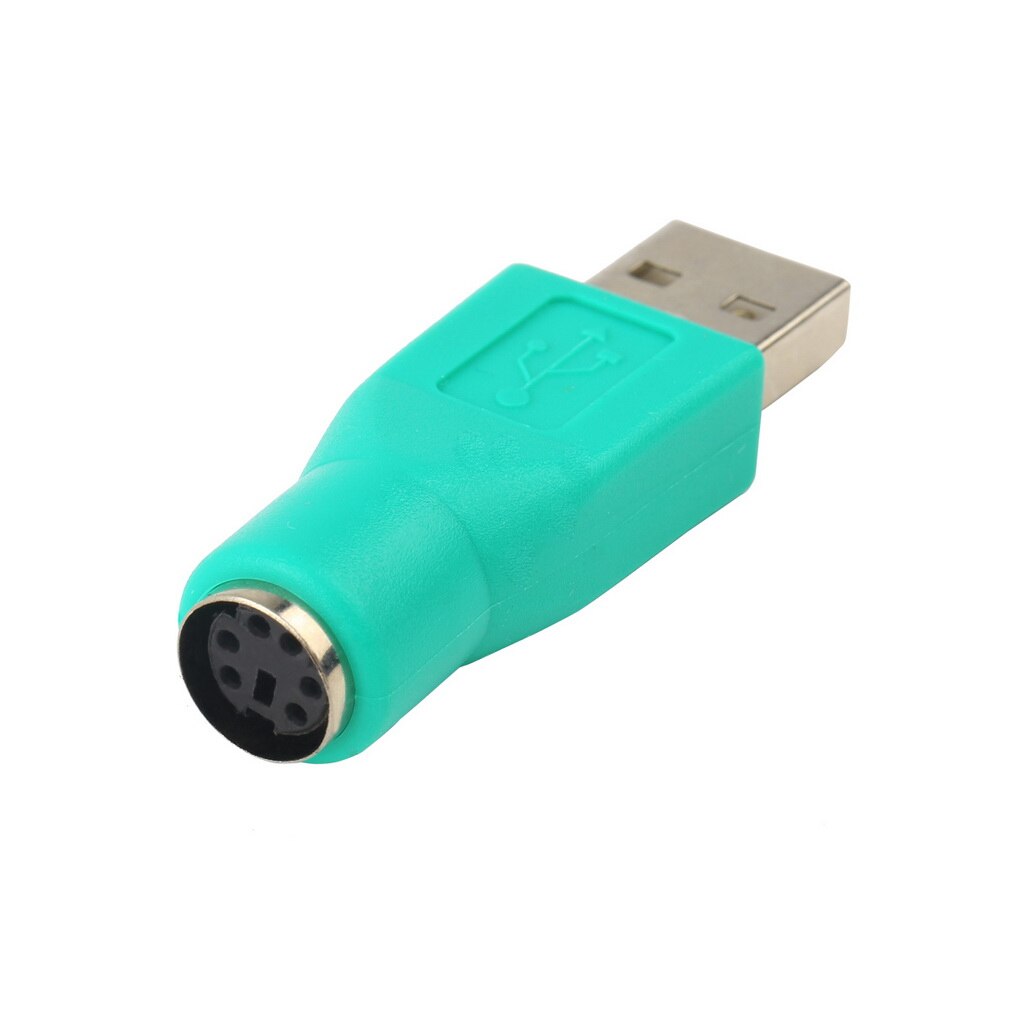 1/5 kpl usb uros - ps /2 naaras adapteri muunnin usb liitin pc sony  ps2 näppäimistö hiiri hiirille