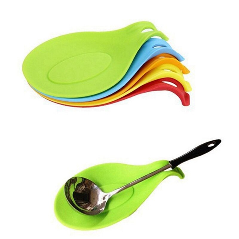 Plastic Isolatie Lepel Rest Hittebestendige Placemat Drank Glas Coaster Lade Lepel Pad Eet Mat Pannenlap Keuken Accessoires