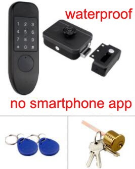 Fingerprint Smart Door Lock Bluetooth Wireless Access Control Lock: kit2