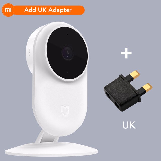 Xiaomi Mijia 1080 P Clever IP Kamera 130 Grad FOV Nachtsicht 2,4 Ghz Wifi Xioami Heimat Bausatz Sicherheit Monitor Baby CCTV: UK Stecker