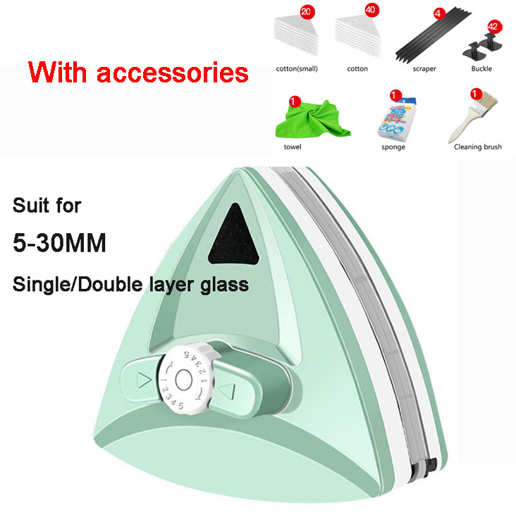 Double Sided Magnet Windows Cleaner Magnetic Glass Wiper Balcony Window Washer Surface Cleaner Window Cleaner Tools: MULTI
