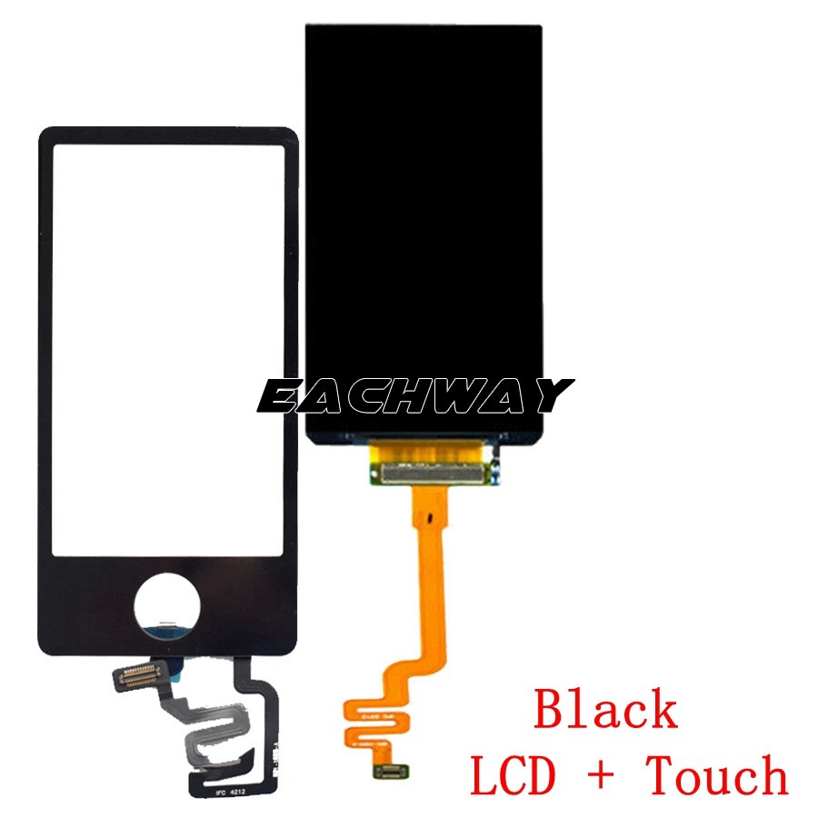 100% Getest Lcd-scherm Voor Ipod Nano 7 7th Gen Lcd Digitizer Montage Onderdelen Voor Ipod Gratis winkelen: Touch With LCD Black