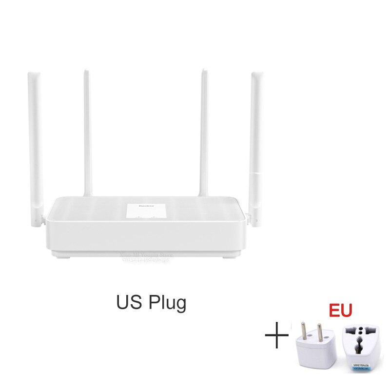 Xiaomi Redmi Router AX5 Wifi 6 1800 5-Core 256M Geheugen Mesh Thuis Iot 4 Signaal Versterker 2.4G 5Ghz Zowel 2 Dual-Band Ofdma: add EU adapter