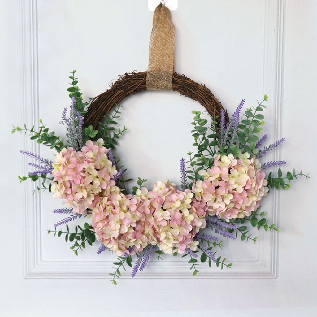 Front Door Flower Wreath ing Spring Front Door Greenery Wedding Decor
