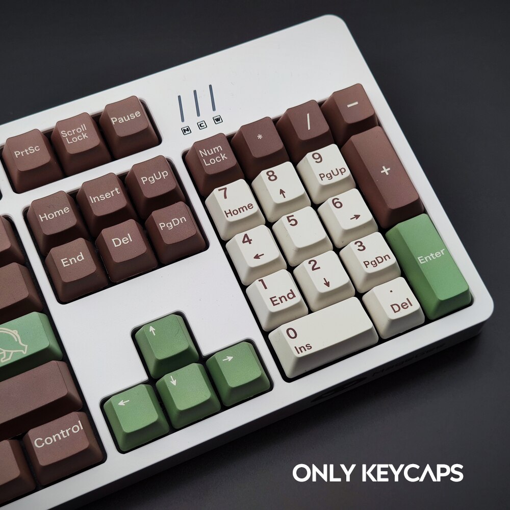 113 Keycaps OEM Profile PBT Dye-Sublimation Personalized Fish Bear for Mechanical Keyboard