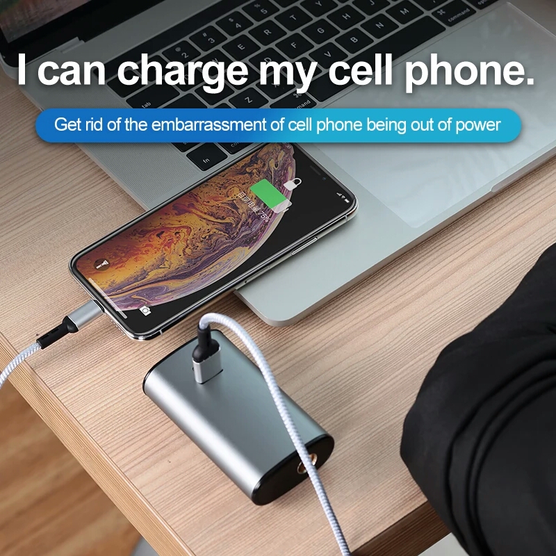 6000mAh Power Bank Wireless V5.0 Bluetooth Earphone Waterproof Headset With Dual Mic and 6000mAh Battery Charge Case