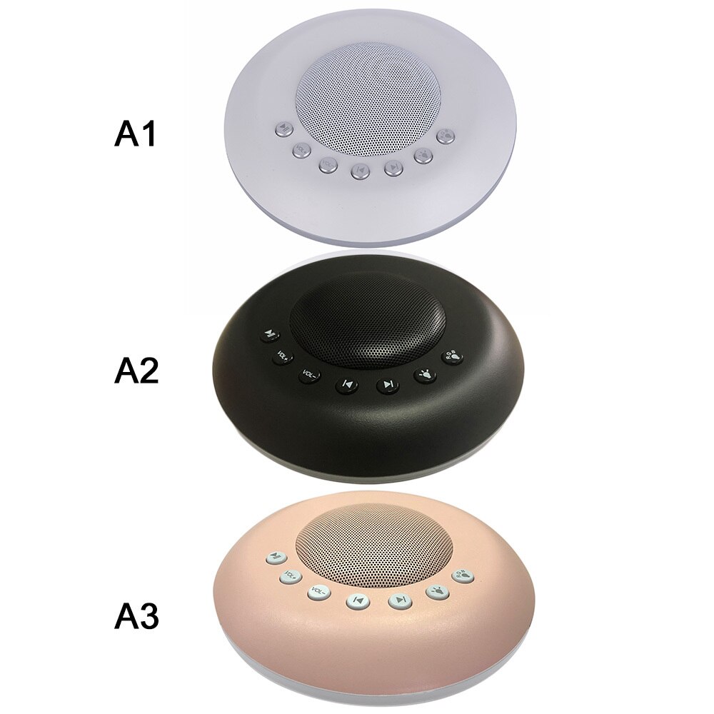 White Noise Machine Night Light USB Rechargeable Timed Shutdown Memory Function 20 Soothing Sounds Sleeping Device For Kid Adult