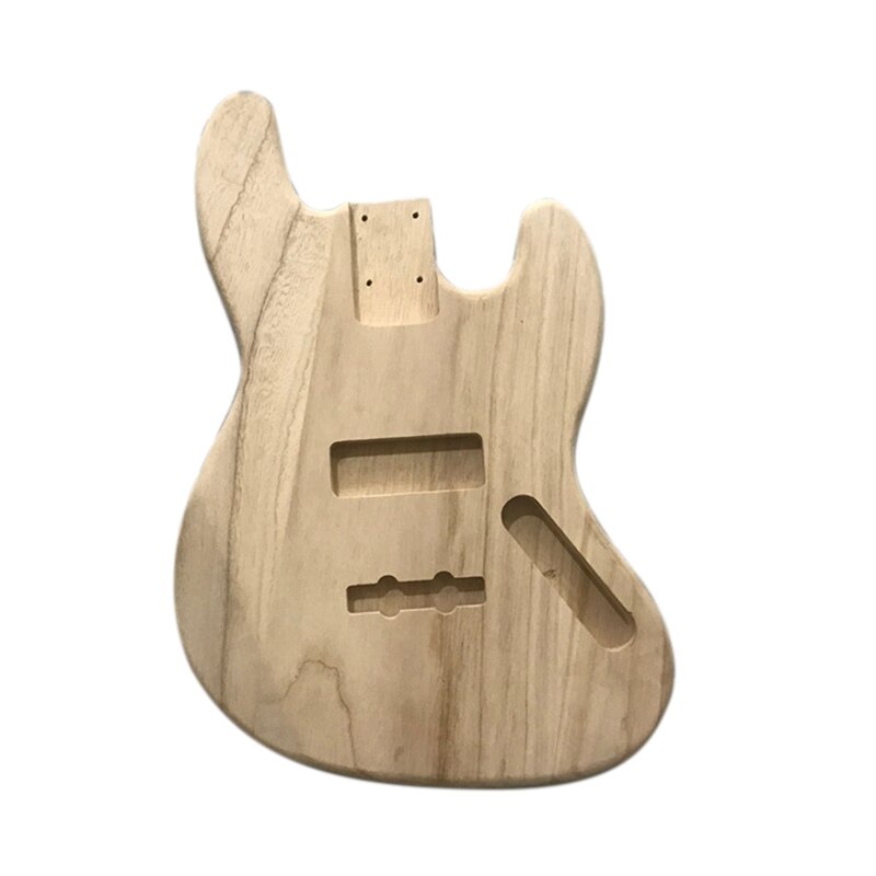 Unfinished Electric Guitar Body Wood Blank Guitar Barrel for JB Style Electric Guitars DIY Parts: Default Title
