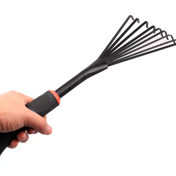 Flat Soil Rake Soil Hoe Flower Soil Rake Grass Deciduous Cleaning Rake Garden Tools