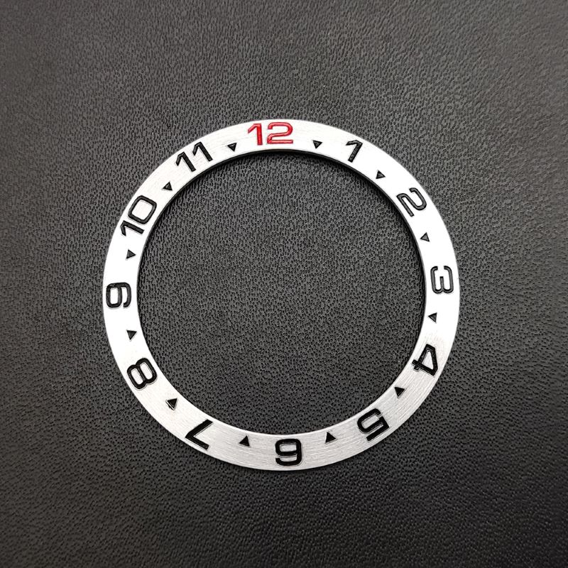 38mm Ceramic / Aluminium Bezel GMT Insert Ring Inner Diameter 30.5mm Suitable For 40mm Men's Case Watch Accessories: GOLD