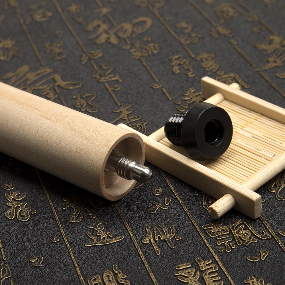 Ahorn pool cue forlængelse med kofanger 15.5cm længde til raseri /hvordan /rovdyr cues sejhed billard tilbehør kina