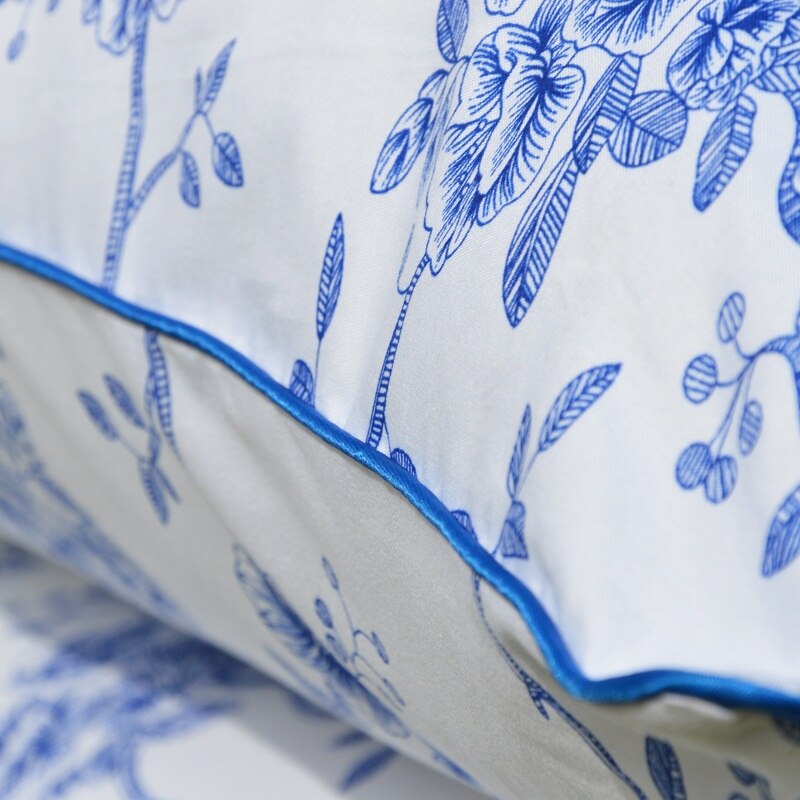Chinese Porcelain Pillow Core Vacuum Compression Neck Pillow Down Hotel Single Silk Pillow Core