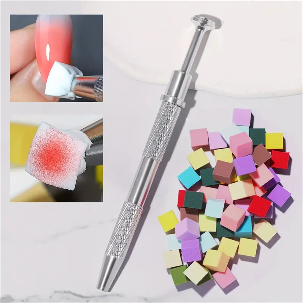 impostato di spugne per chiodo arte manicure fai da te creativo spugna per unghie strumento di presa spugna gradiente strumenti per chiodo arte accessori per manicure