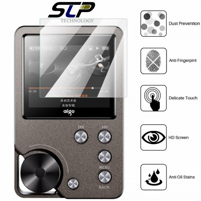 Film de protection d&#39;écran pour lecteur de musique Aigo MP3-105 Plus, 2 pouces, HD, plein écran, Hydrogel, souple,