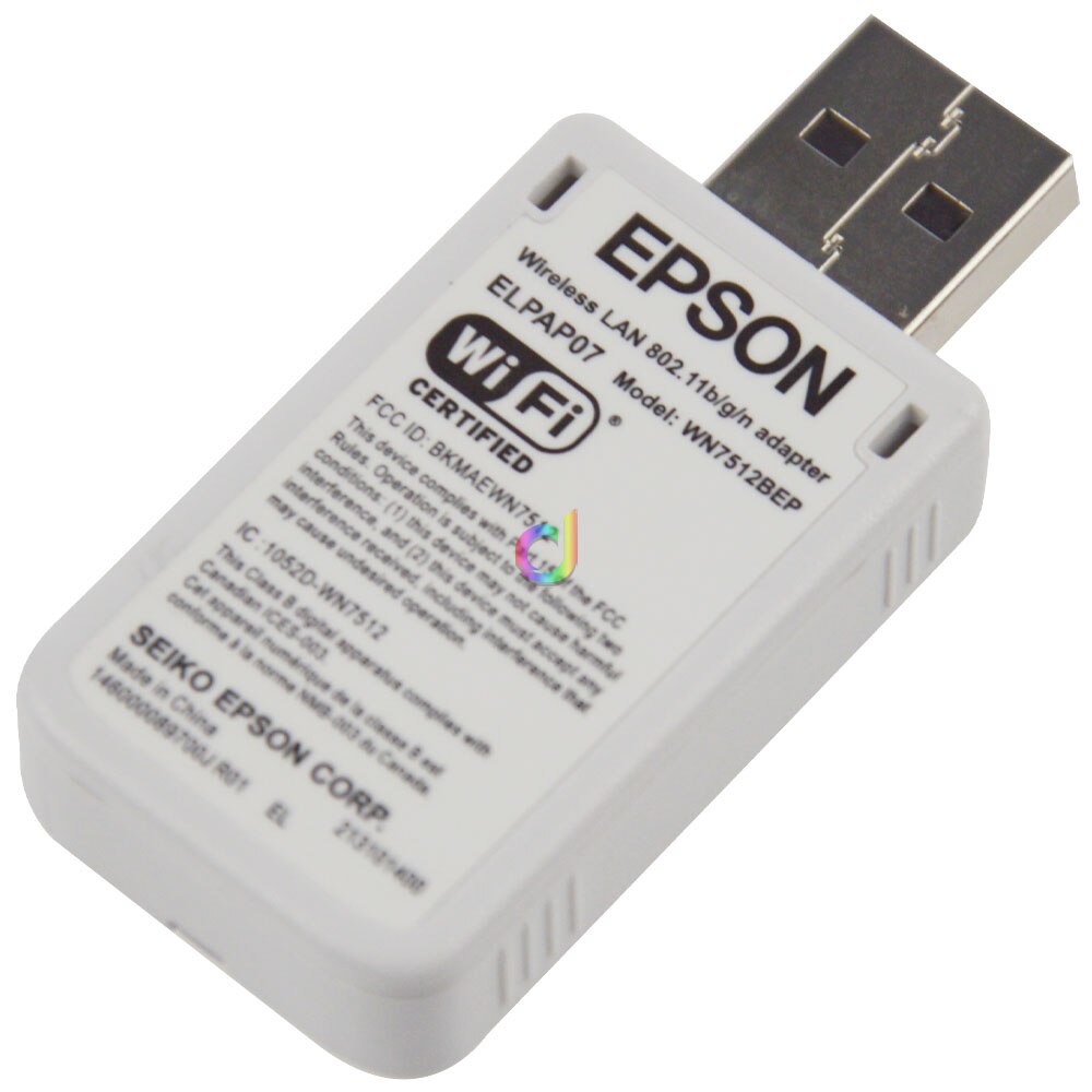 ELPAP07 Projectors Wireless Adapter For EPSON WIRELESS WIFI USB LAN ADAPTER 802.11B/G/N F/STo Projectors