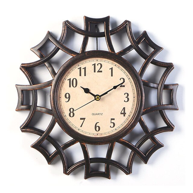 Saat Wandklok Klok Klok Relogio De Parede Duvar Saati Horloge Murale Relogio De Parede Decorativo Vintage Quartz Klokken Klok: Rood
