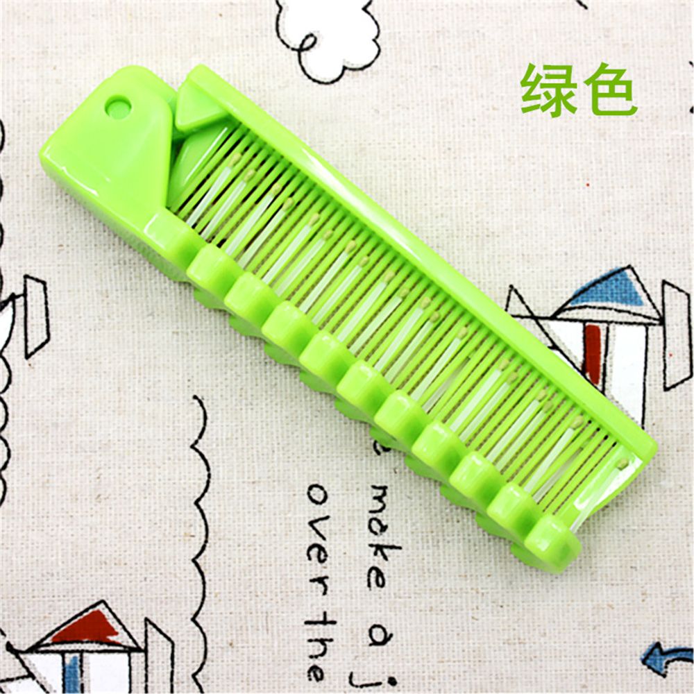 1 Pcs Disposable Travel Hair Comb Brush Foldable Massage Anti-Static Portable Folding Hair Comb Hairdressing Styling Tool