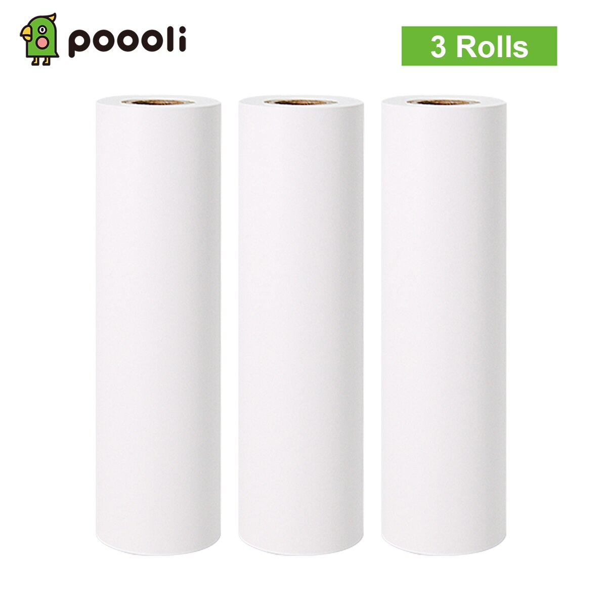 110*30Mm Thermisch Papier Roll 3 Rolls Wit Zelfklevende Printable Sticker Papier Voor Poooli L3 Draagbare thermische Printer