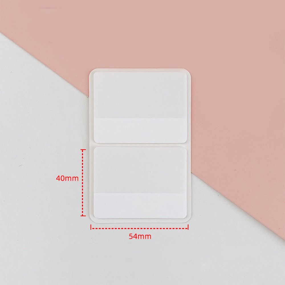 Self Adhesive Planning White Sticky Notes Bookmark Reading Index Tabs Stickers Label Flags Tabs Index Memo Pads Office: WHITE