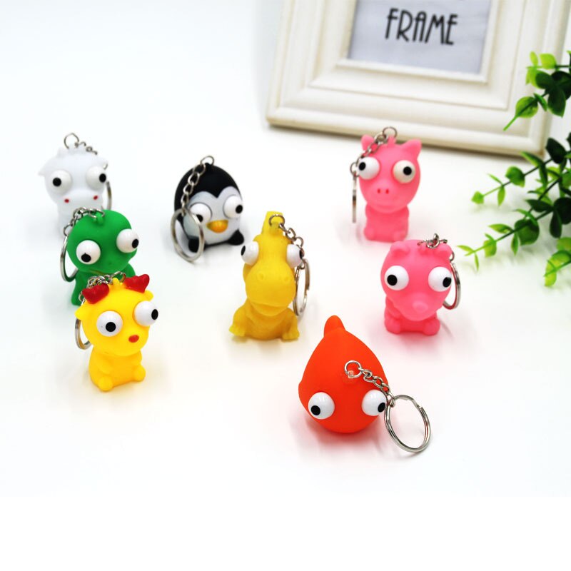 1Pcs De Witte Squeeze Speelgoed Squishy Leuke Antistress Squeeze Mochi Stijgende Afreageren Sticky Stress Grappige Speelgoed