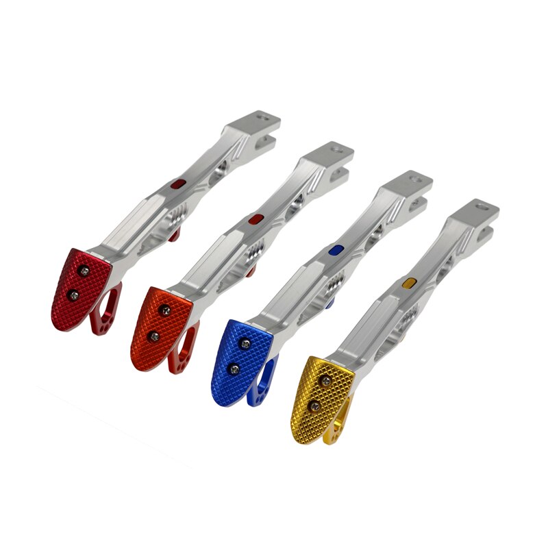 MotoLovee-CNC alumínio liga Kickstand para motocicleta, suporte lateral para Scooter, Street Standard