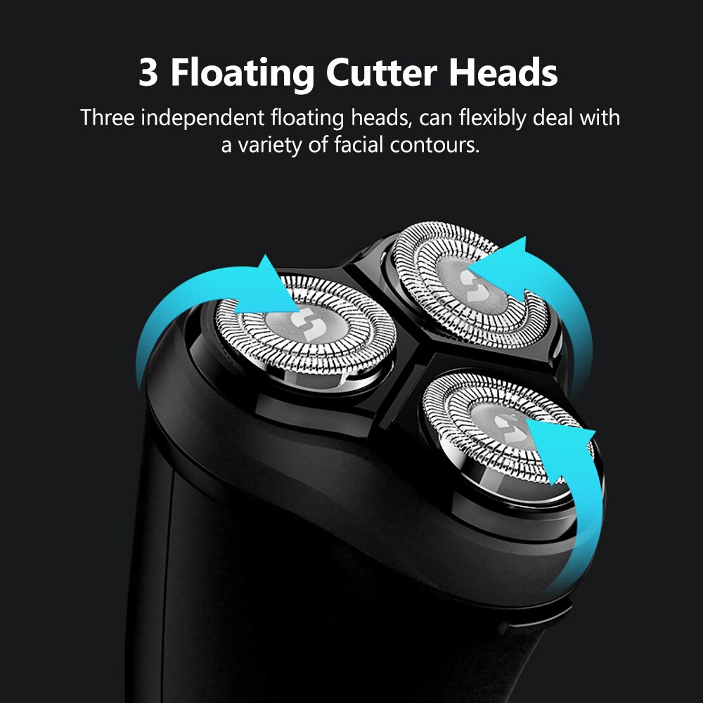 Sep Electric Shaver 3D Floating Razor Rechargeable Shaving Machine Wet-Dry Dual Use Waterproof Fast Charging Men Beard Trimmer