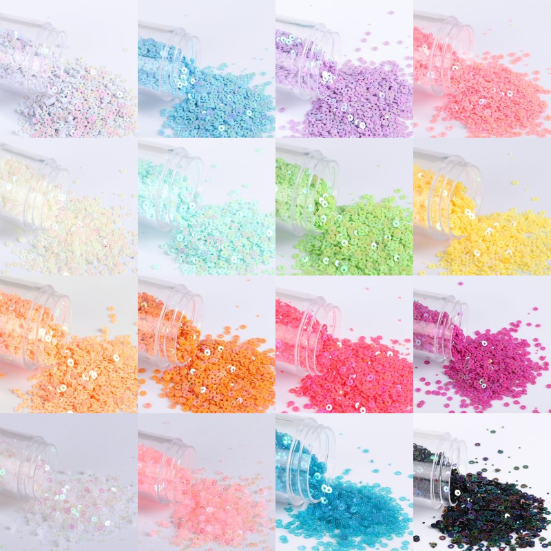 4000 Stks/partij 2Mm Platte Ronde Losse Pailletten Pailetten Naaien Wedding Craft, Kleurrijke Nail Arts, nachtclub Jurk Naaien Accessoires