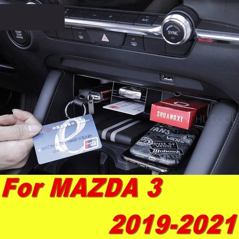 For Mazda3 Mazda 3 auto central control storage box modified interior storage box car accessories