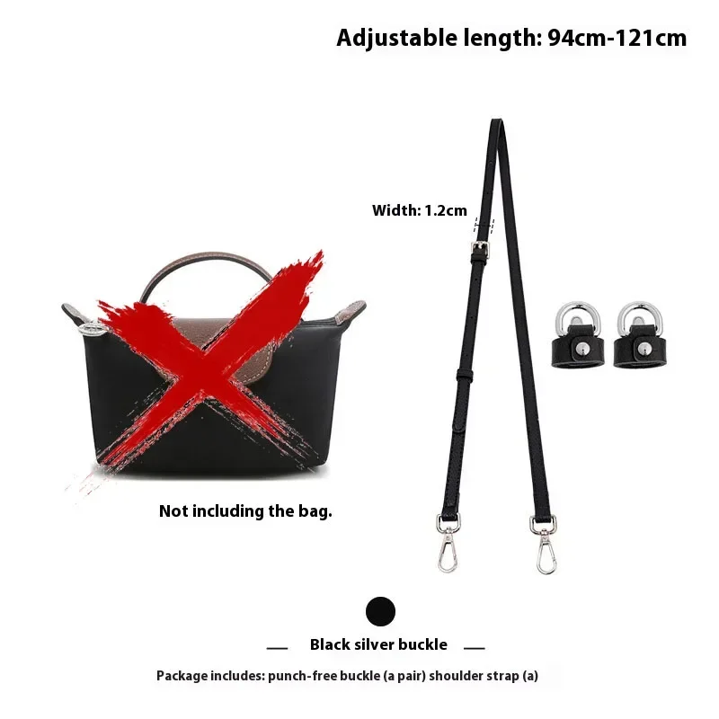 Replacement Crossbody Bag Strap for Longchamp Terra Mini Bag Shoulder Strap Without Punching Modification Bag Accessories: Orange