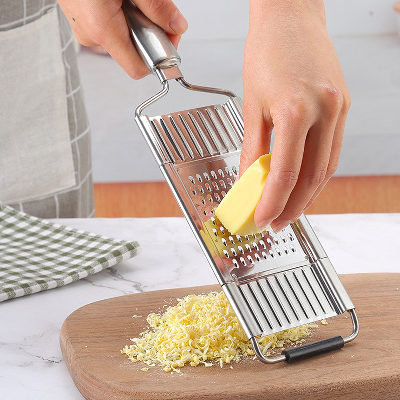 Multifunctionele Groente Slicer Manual Aardappel Wortel Komkommer Rasp Rvs Shredder Cutter Keuken Accessoires