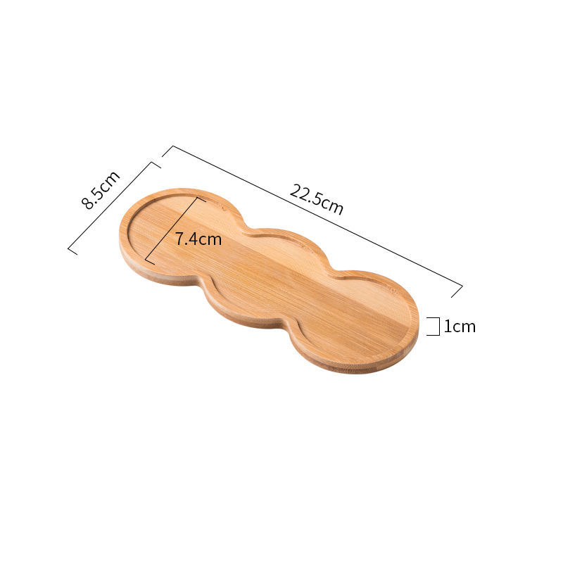 Houten Zeepdispenser Lade Vanity Aanrecht Flessen Organisator Houder Ronde Vierkante Kaarsen Sieraden Opbergvak Voor Badkamer: E