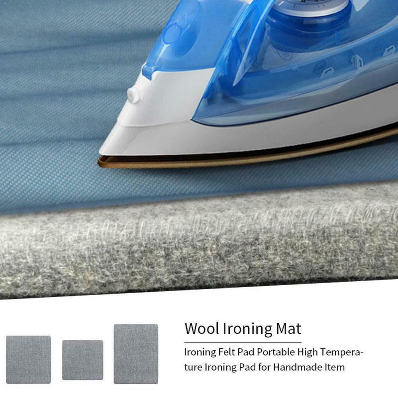 Portable Wool Pressing Mat Ironing Pad High Temperature Resistance Ironing Pad Felt ironing Wool Pressing Board Easy Press Mat