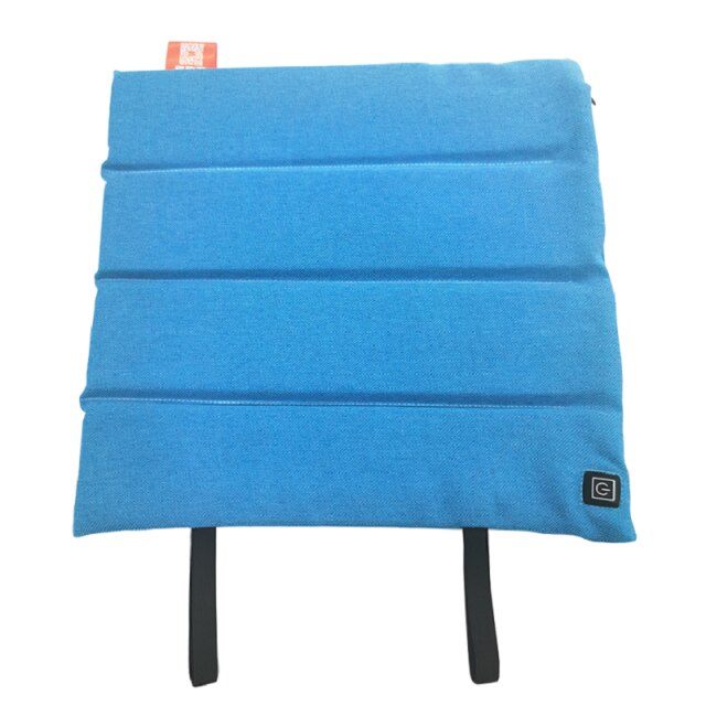 Batteria ricaricabile cuscino per sedile termico autoportante cuscino riscaldante elettrico USB piegato riscaldatore elettrico portatile per esterno: blu