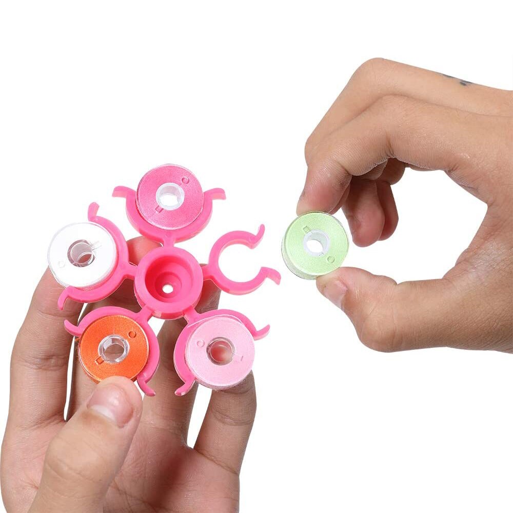 6 Stks/set Naaigaren Spoel Houder Klem Clips Kolom Spoel Buddies Voor Borduurwerk Home Diy Naaien Ambachten Gereedschap