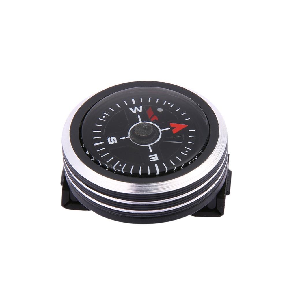 JS25 Verwijderbare Kompas Horloge Band Knop Kompas Voor Paracord Armband Outdoor Wandelen Camping Outdoor Horloge Bands Luminum Legering