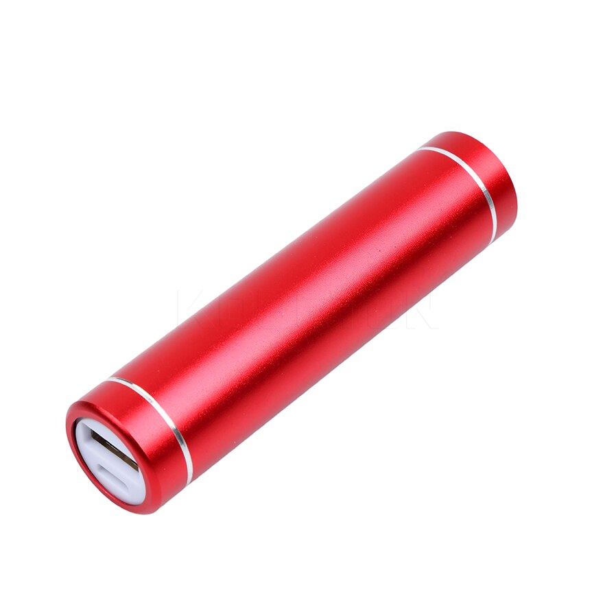 Kebidumei 5V 18650 Batterij doos Draagbare USB Mobiele Power Bank Charger Pack Doos Batterij Case: Red