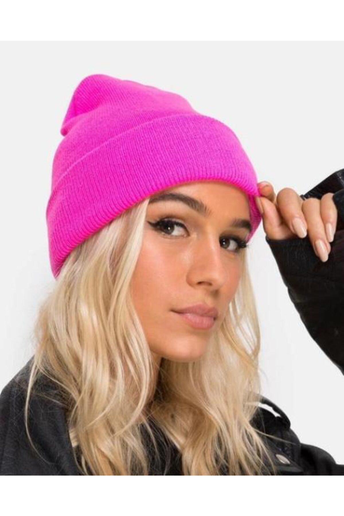 Boina básica Unisex, Color rosa neón
