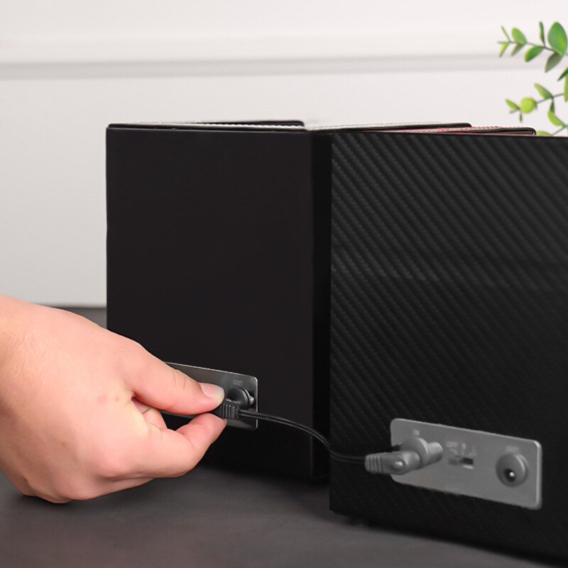 Nowe podwójne pokrętło zegarka na zegarki automatyczne pudełko robić zegarka Usb ładowanie 2 + 0