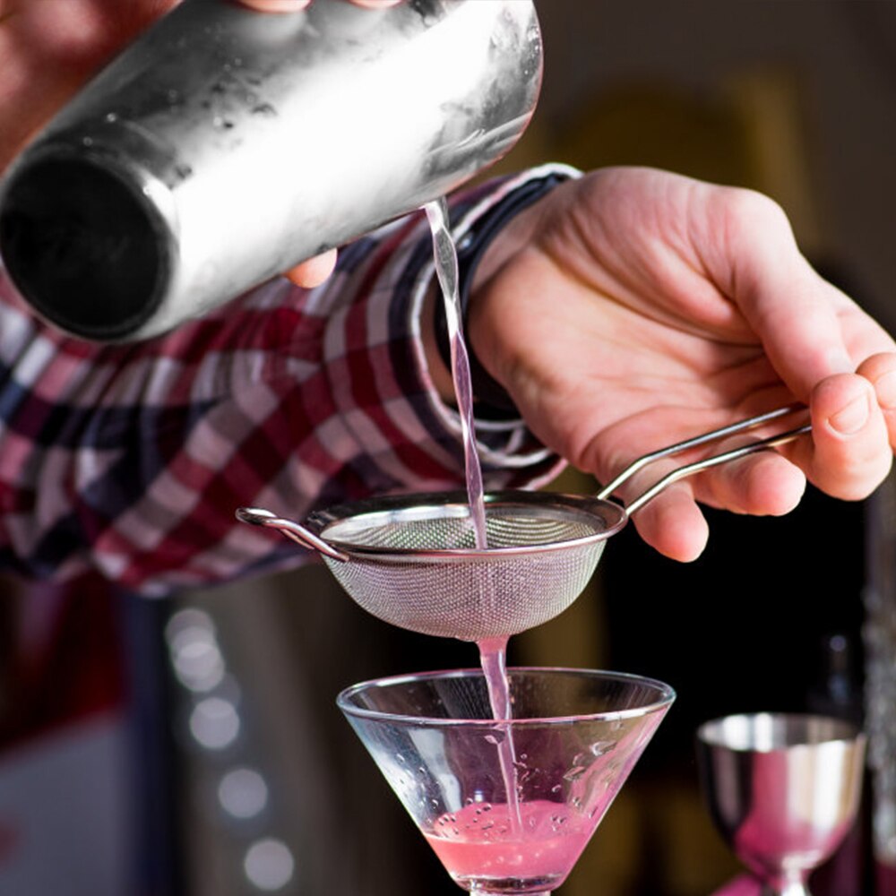 Rustfri stål cocktail shaker mixer vin martini boston shaker til bartender drink party bar værktøjer