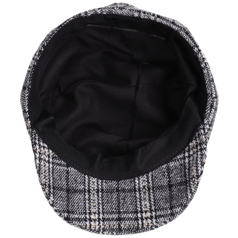 Chapeau de journal femme en laine | Grande , chapeau octogonal, nouvelle coiffure littéraire unisexe, peintre en laine, béret pour hommes